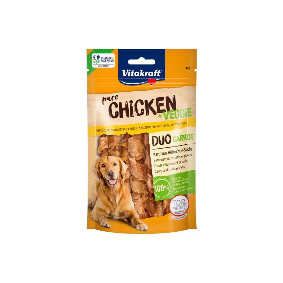 Vitakraft - dog chicken +veggie Duo Carrot