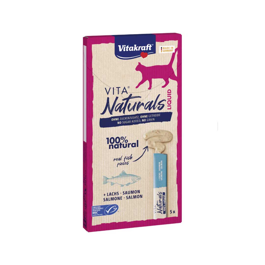 Vitakraft - cat Vita Naturals With Salmon 5x15g