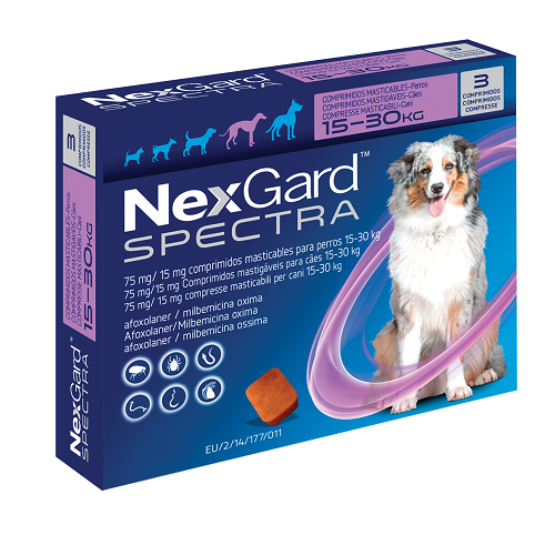 NexGard - Spectra Chewable Pill 15/30kg (original)
