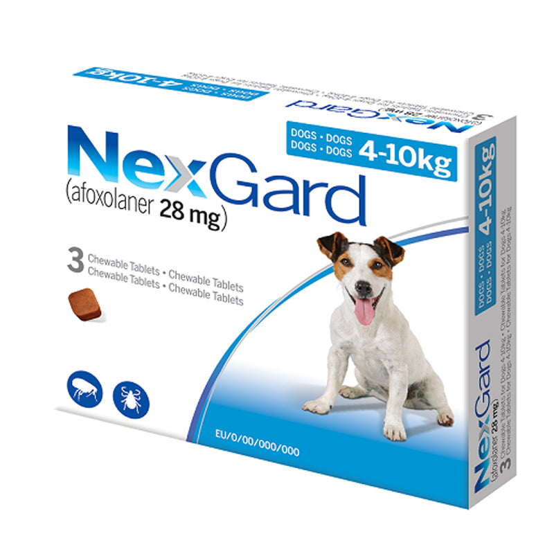 NexGard - Chewable Pill 4/10kg (original)