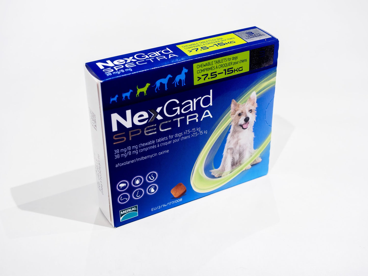 NexGard - Spectra Chewable Pill 7.5/15kg (original)