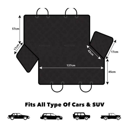 Dog Back Seat Cover Protector