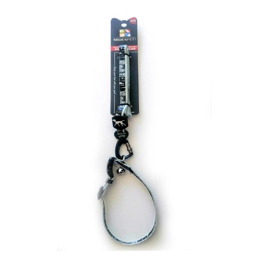 Leash + Collar Captain black & white