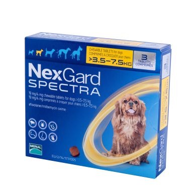 NexGard - Spectra Chewable Pill 3.5/7.5kg (original)