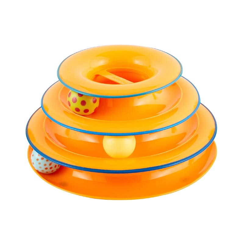 Towers of Tracks - cat toy