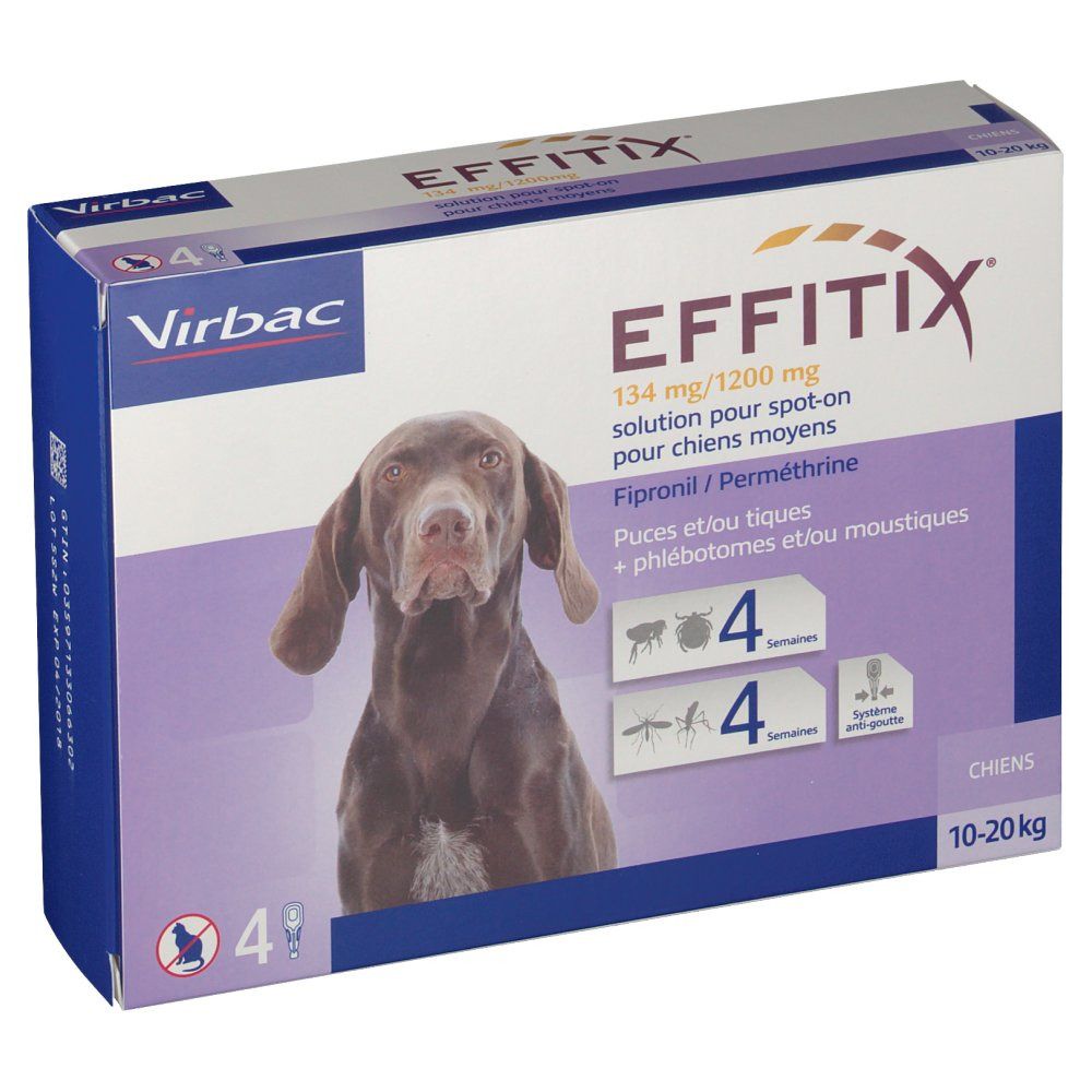 VIRBAC - EFFITIX® PLUS Topical Solution for Dogs