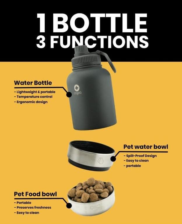 Capa - bottle & bowl for dogs