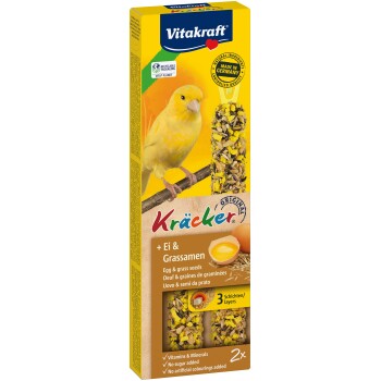 Vitakraft - birds kracker egg & grass seeds 54g