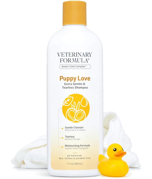 Synergy Labs - Veterinary Formula, Puppy Love Shampoo, Extra Gentle & Tearless for Puppies & Kittens - 503ml