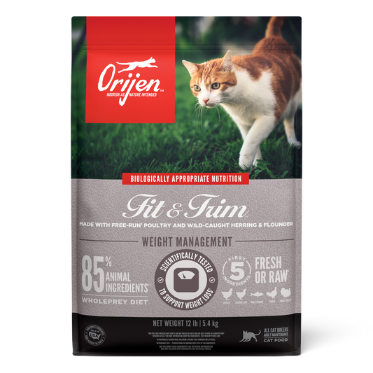 Orijen - cat fit & trim chicken, wild caught fish & turkey