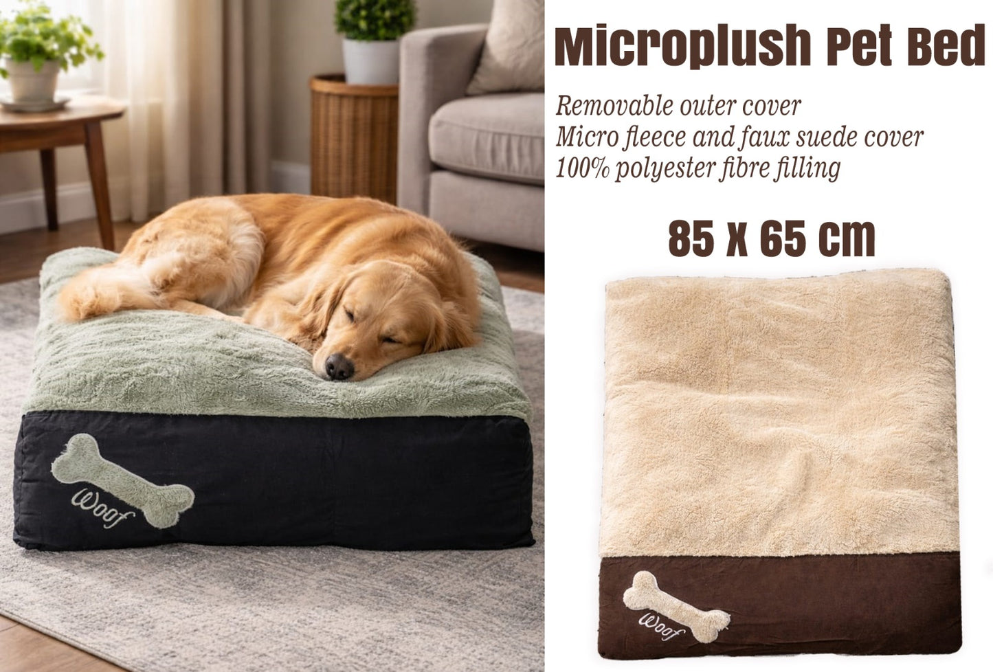 Bed - Pet Microplush