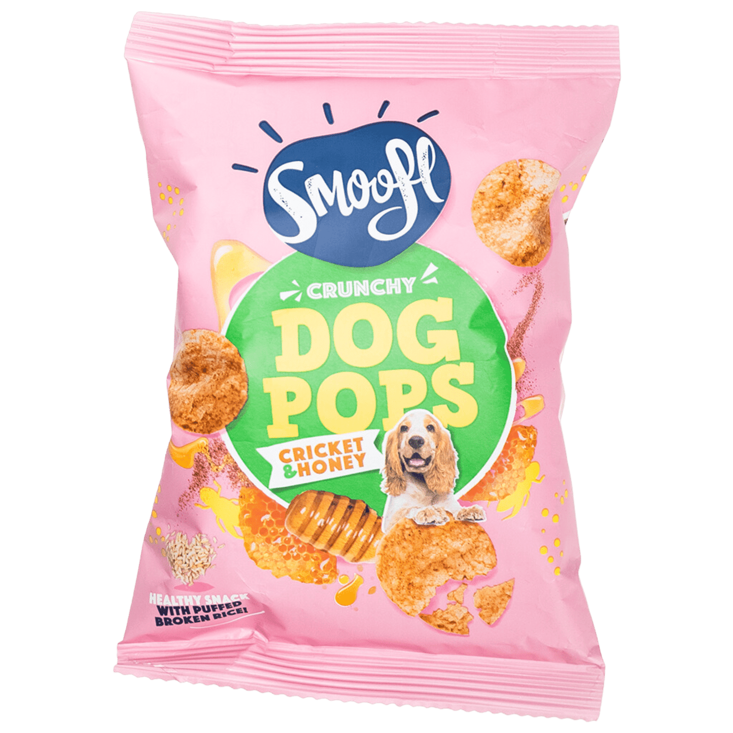 Smoofl - dog pops crunchy cricket & honey 24g