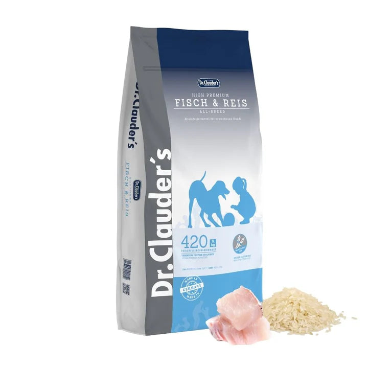 Dr Clauder's - dog dry food high premium fish & rice