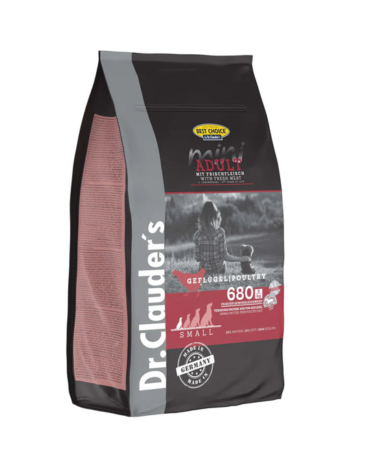 Dr Clauder's - dog dry food best choice mini adult 2kg