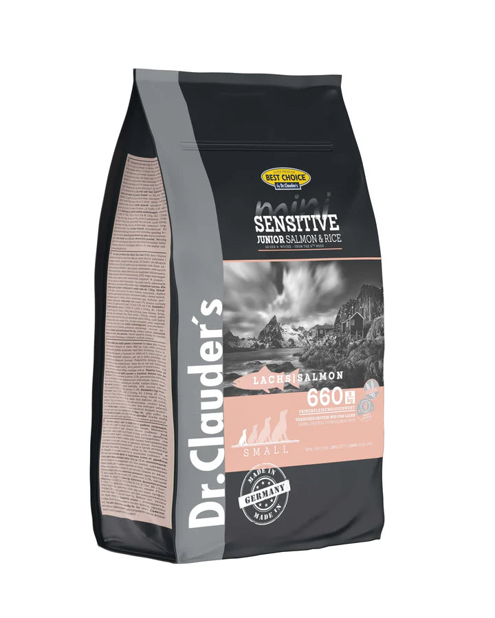 Dr Clauder's - dog dry food best choice mini junior sensitive salmon 2kg