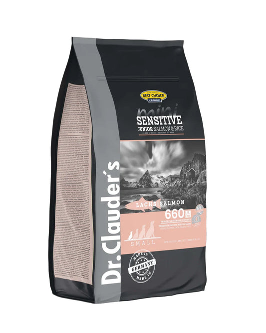Dr Clauder's - dog dry food best choice mini junior sensitive salmon 2kg