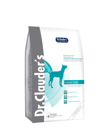 Dr Clauder's - dog dry food veterinary diet liver diet 4kg