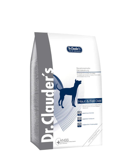 Dr Clauder's - dog dry food veterinary diet hair & skin 4kg