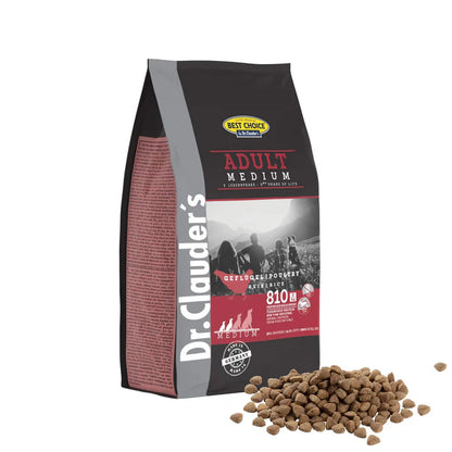 Dr Clauder's - dog dry food best choice adult medium breed