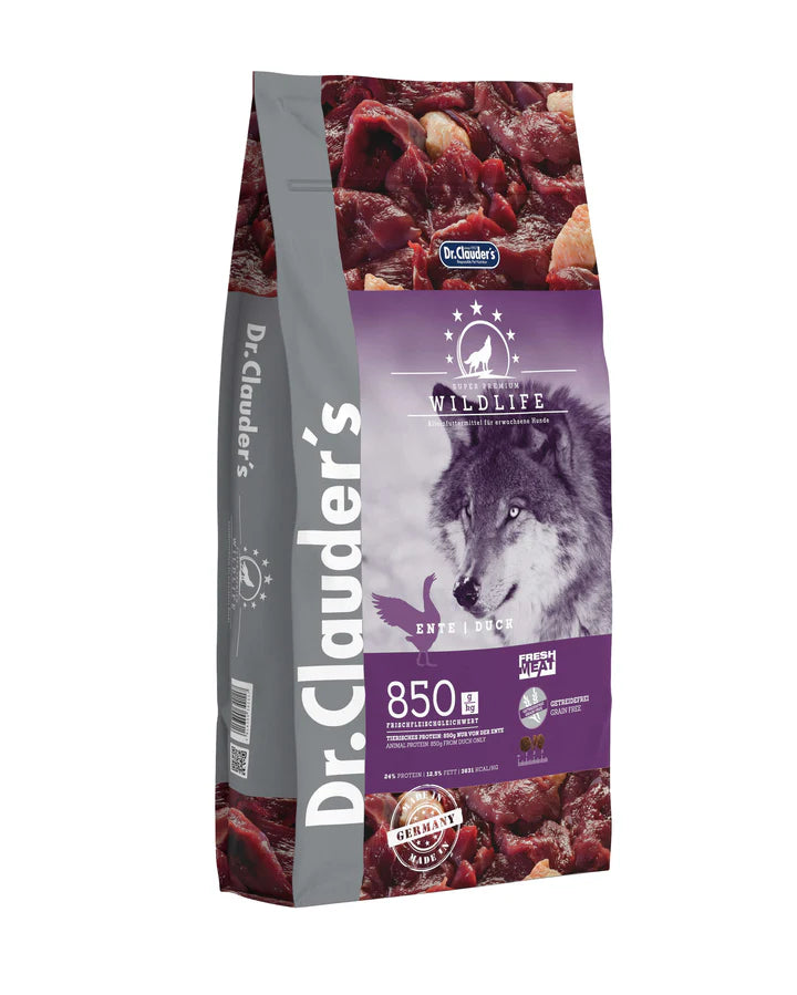 Dr Clauder's - dog dry food hyposensitive wildlife duck