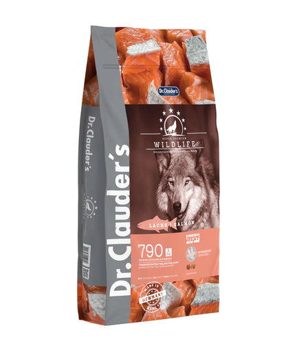 Dr Clauder's - dog dry food hypoallergenic wildlife salmon 11.5kg