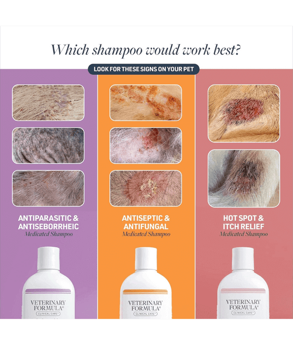 Synergy Labs - Veterinary Formula, Hot Spot & Itch Relief Medicated Shampoo - 473ml