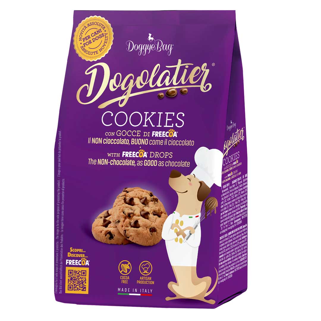 Doggye bag - Dogolatier - dog Cookies with Freecoa Drops 180g