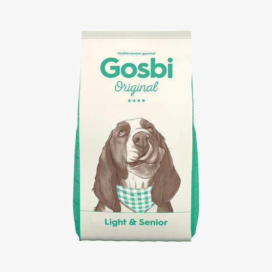 Gosbi - dog Original, Chicken Light & Senior Dry Food For All Breeds 3kg-12kg