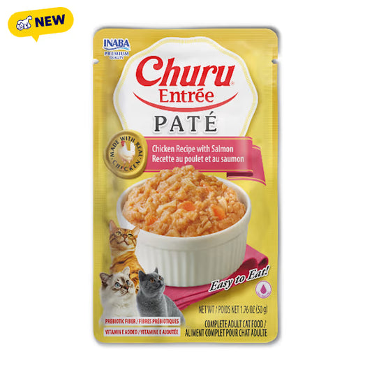 Inaba - cat Churu Chicken Recipe with Salmon Entree Pate