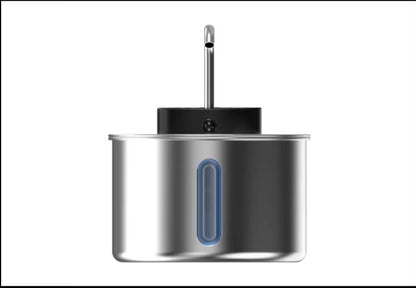 Stainless Steel Pet Water Fountain smart sensor 2.2L Capacity, Ultra-Quiet Pump, Double Filtration, Automatic Pet Water Dispenser