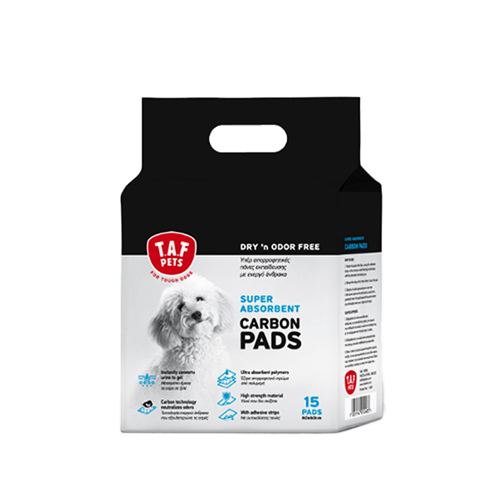 T.A.F pet - dog carbon pads 60x60cm 15pcs
