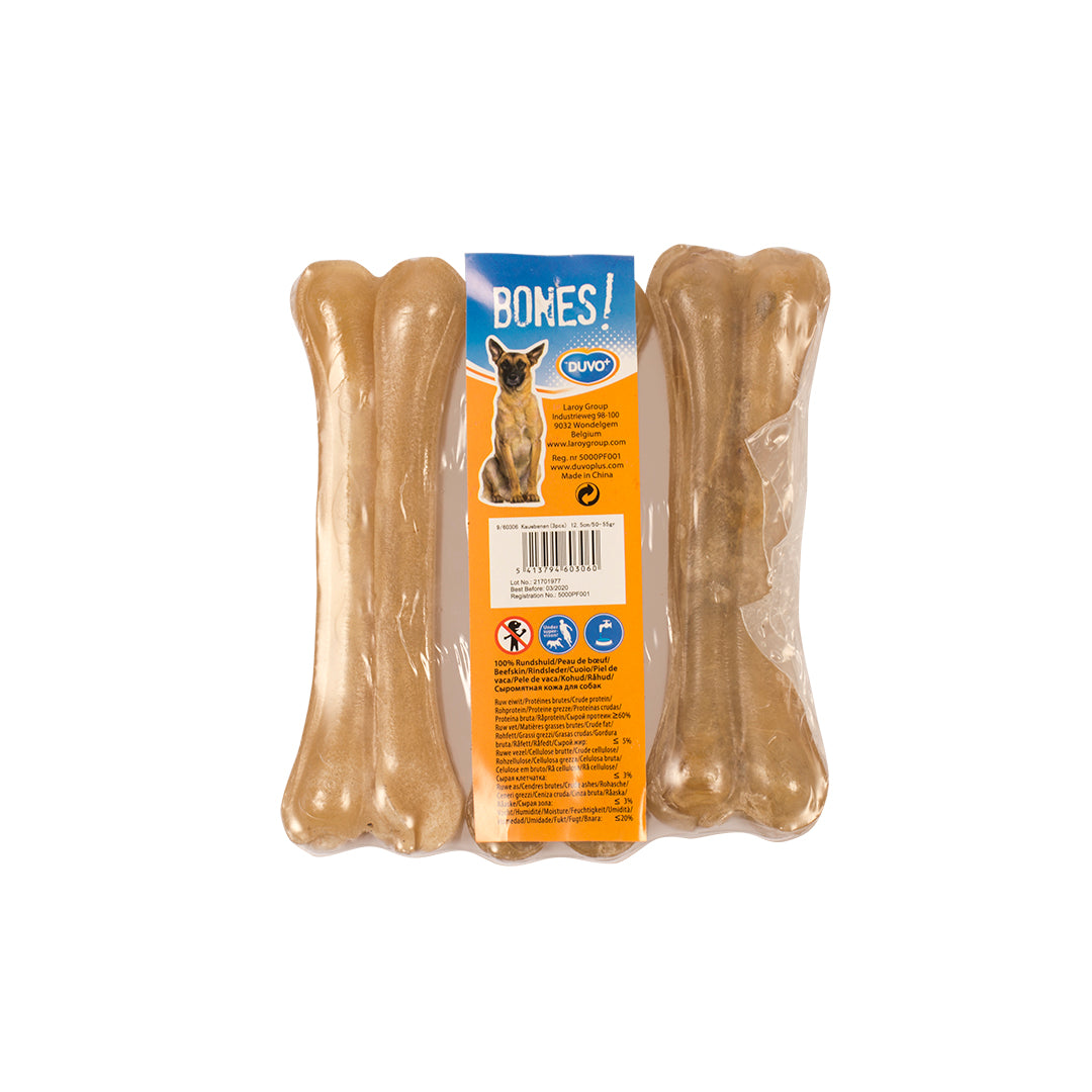 Duvo - Bone Rawhide 100% 3pcs 12.5cm