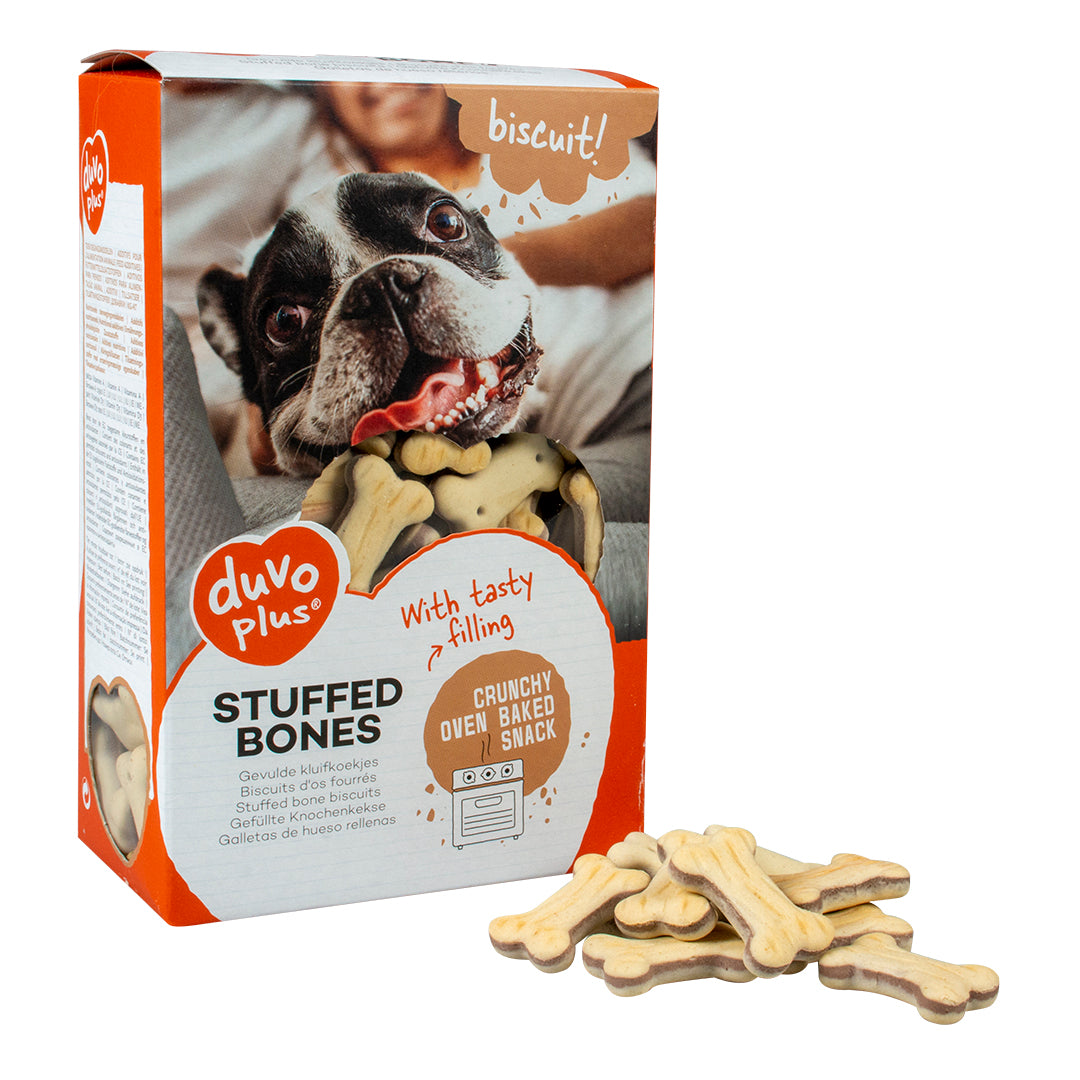 Duvo Plus - treat biscuit Stuffed Bones 500g