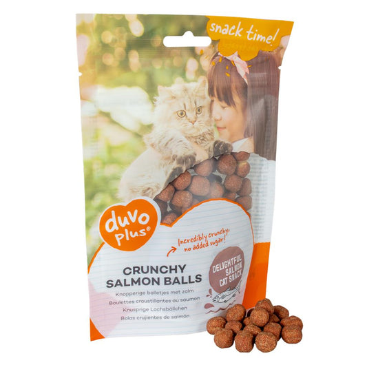 Duvo - cat crunchy salmon balls 50g