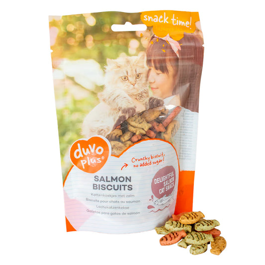 duvo - cat salmon biscuits 50g