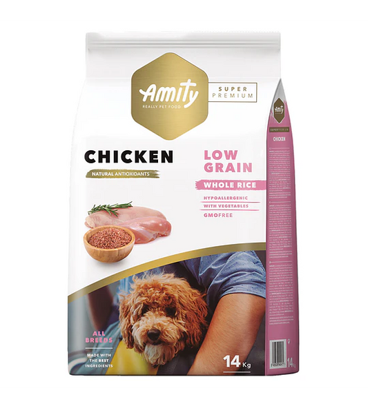 Amity - dog Super premium Adult Chicken 14kg