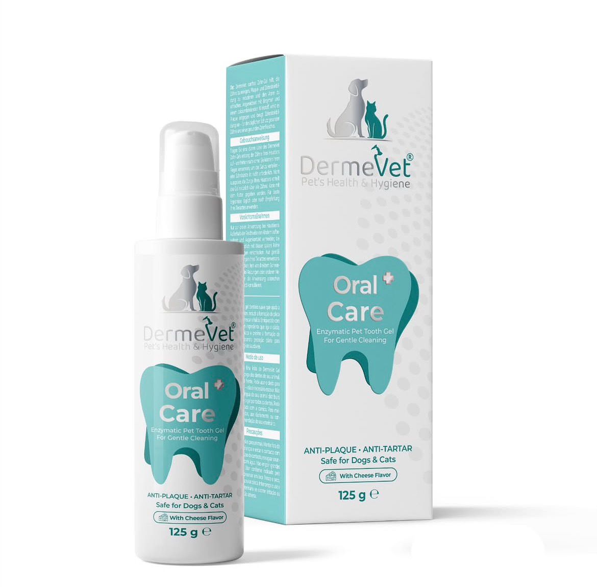 dermevet - oral care plus health & hygiene 125g