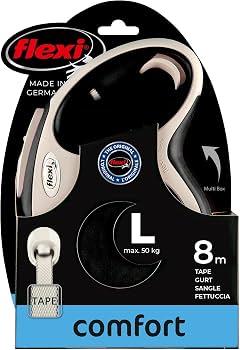 Flexi - dog leash retractable large tape 8m (max 50kg)