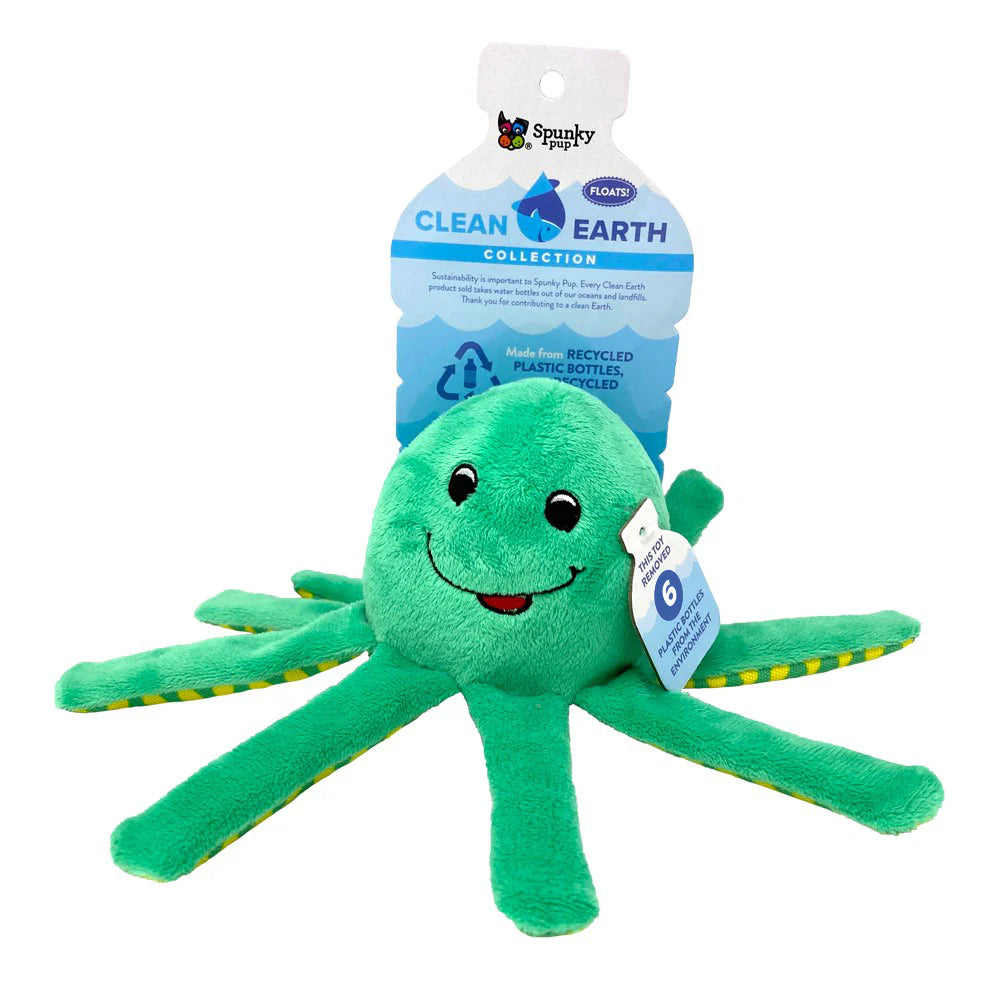 Spunky pup - dog clean earth octopus, small
