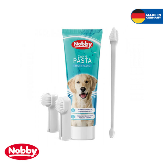 Nobby - dog Toothbrush Set with Toothpaste mint