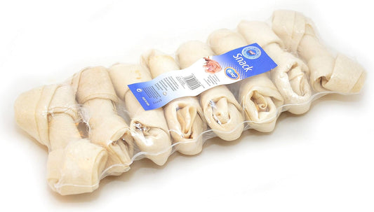 Duvo+ Knotted Bone, White, 8-Piece