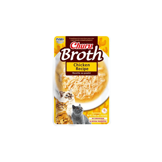 INABA - CAT CHURU BROTH CHICKEN 40G
