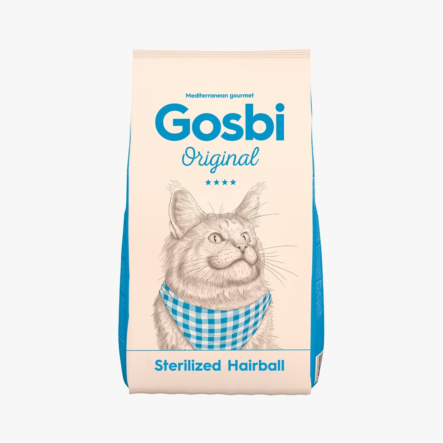 Gosbi - cat Original, Chicken and Rice Adult Dry Food – Sterilized, Hairball Control 1kg-3kg-7kg