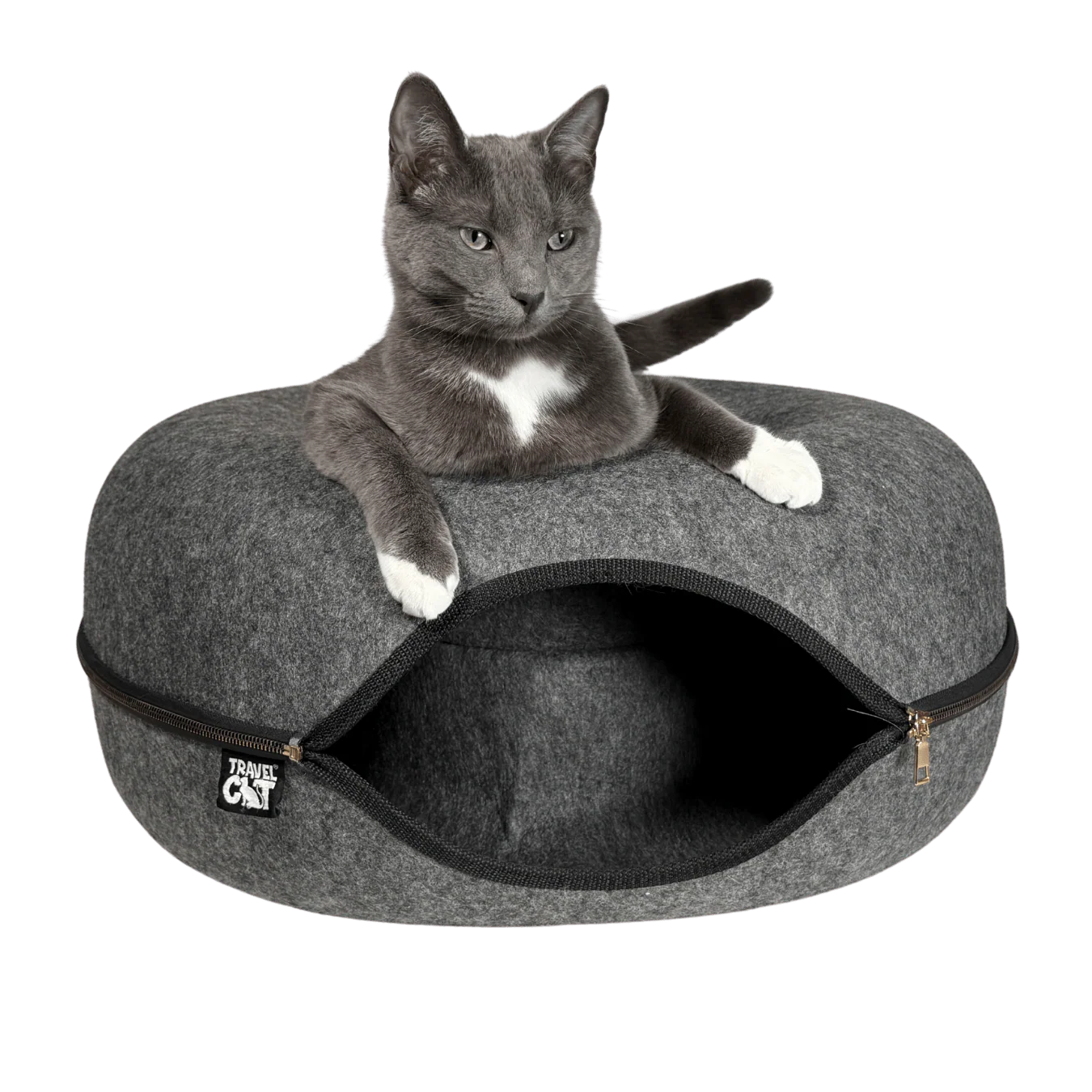 bed - cat donut hideaway cave