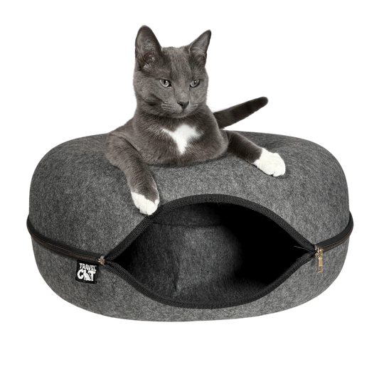 bed - cat donut hideaway cave