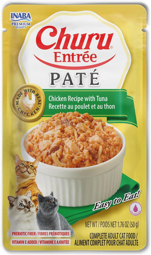 INABA - cat Churu Entree Pate Chicken Recipe with Tuna