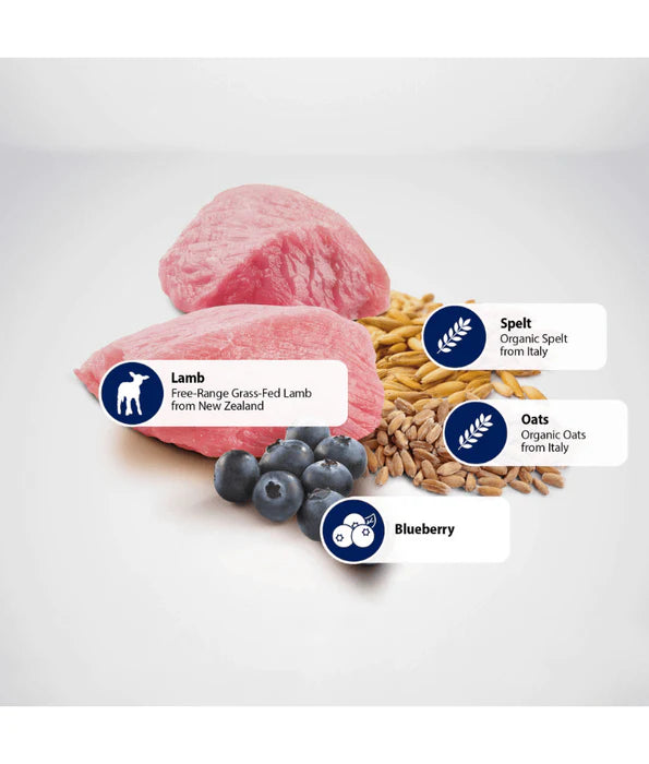 Farmina - dog N&D Ancestral Grain, Lamb and Blueberries Adult Dry Dog Food For Medium & Maxi Breeds 12kg