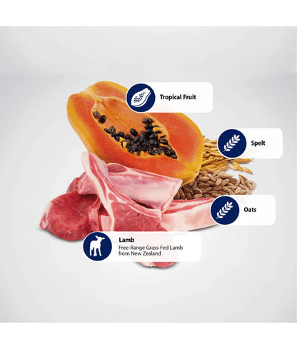 Farmina - dog N&D Tropical Selection, Lamb and Tropical Fruits Adult Dry Dog Food For Medium & Maxi Breeds