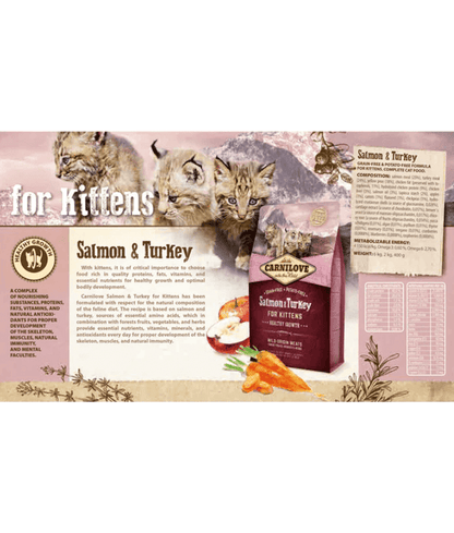 Carnilove - cat Salmon & Turkey for Kittens 2kg