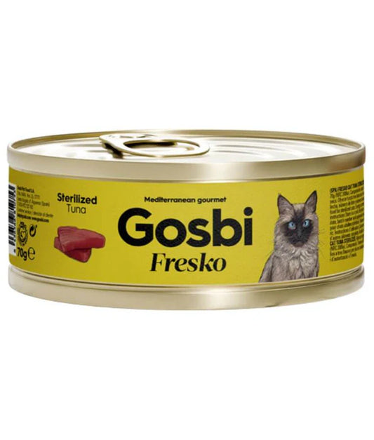 Gosbi - cat Fresko, Tuna Sterilized Complementary Adult Wet Food – 70g